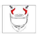 Presa D'aria Superiore Hjc Per Rpha90 Semi Flat Pearl White
