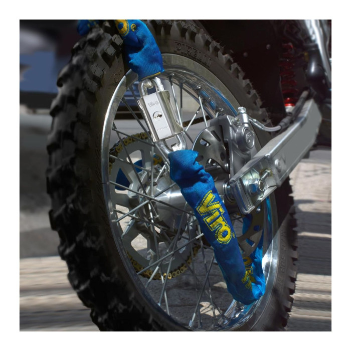 Catena Viro Con Lucchetto Maglia Quadra8mm X 150cm