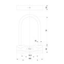 Arco Acciaio Viro 2r.arc.rig.l18x10,5 Bl