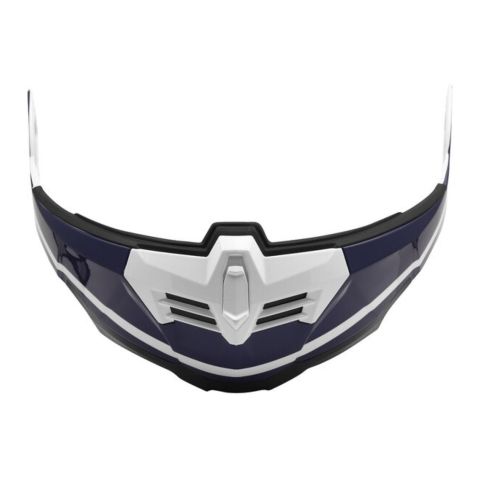 Ls2 Ff906 Chin Bar Swipe White Blue