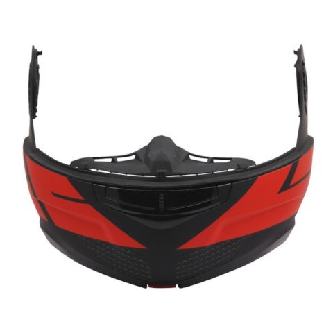 Ls2 Ff908 Chin Bar Code Matt Black Red