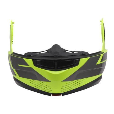 Ls2 Ff908 Chin Bar Code H-v Yellow Grey