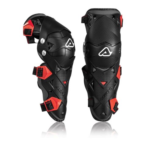 Impact Evo 3.0 Acerbis genouillère Noir/Rouge