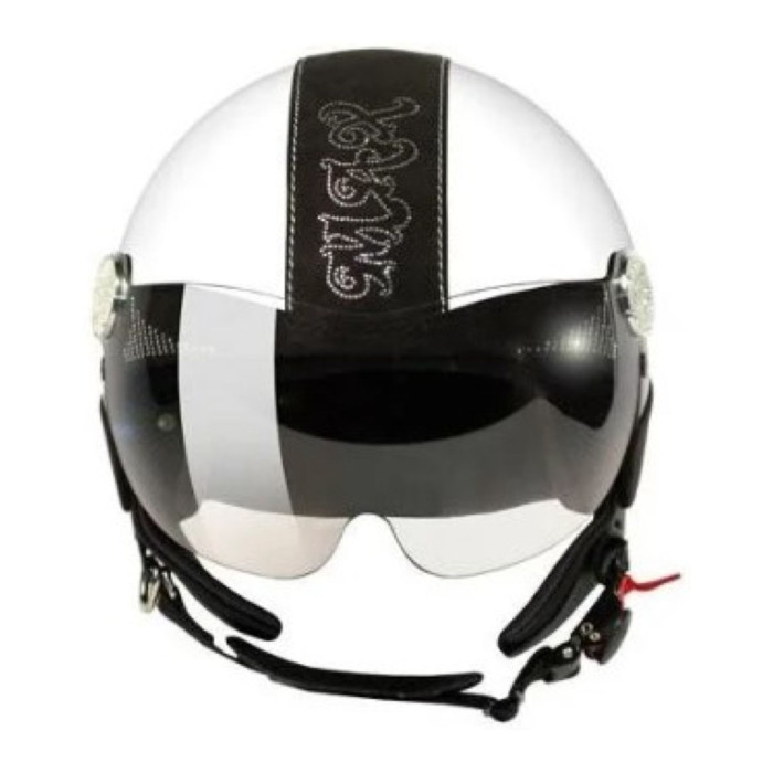 Casque Posh New Max avec Alcant blanc brillant Swarovski