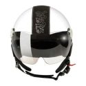 Casco New Max Posh Con Swarovski Bianco Lucido Alcant