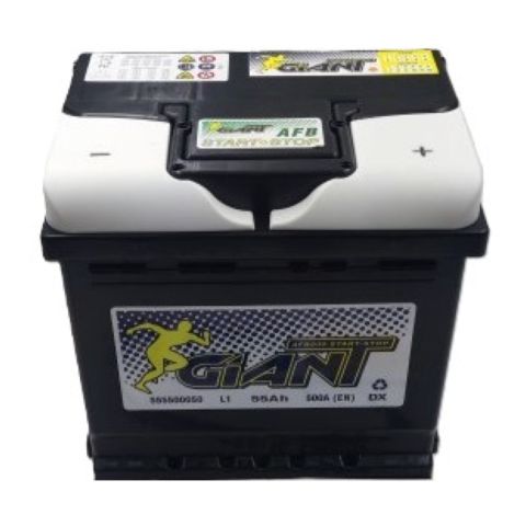 Batteria Auto Giant L1 Afb Start-stop 12v 55ah 500a Dx