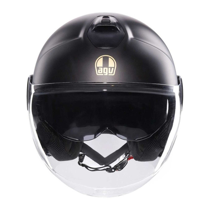 Casco Agv Eteres E2206 Ponza Matt Black/gold