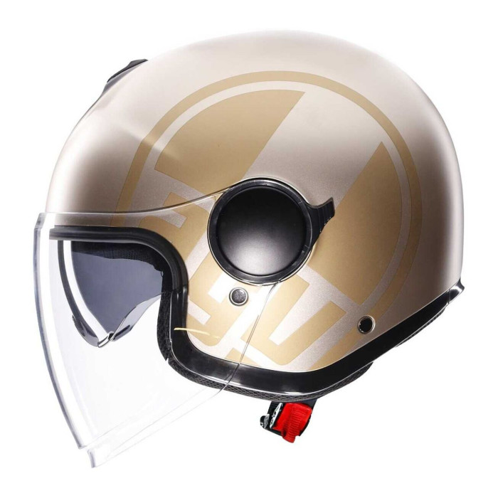 Casco Agv Eteres E2206 Sirolo Matt White/gold