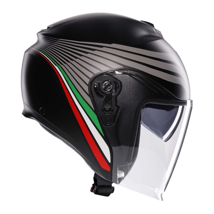 Casco Agv Irides E2206 Bologna Matt Black/tricolore