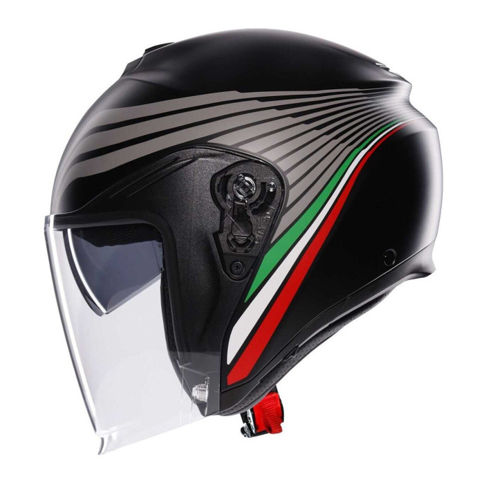 Casco Agv Irides E2206 Bologna Matt Black/tricolore