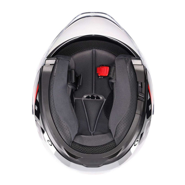 Casco Agv Irides E2206 Valenza Matt Grey/black/red