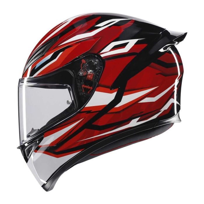 Casco Agv K1 S E2206 Lion Black/red/white