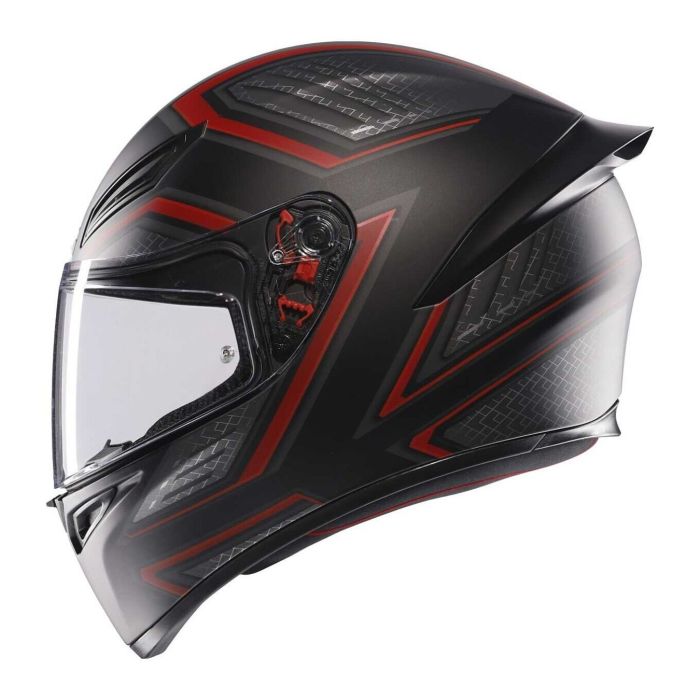 Casco Agv K1 S E2206 Sling Matt Black/red