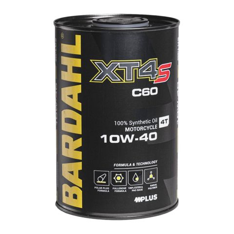 Olio Bardahl Xt4-s C60 10w40 Moto Conf. 1 Lt