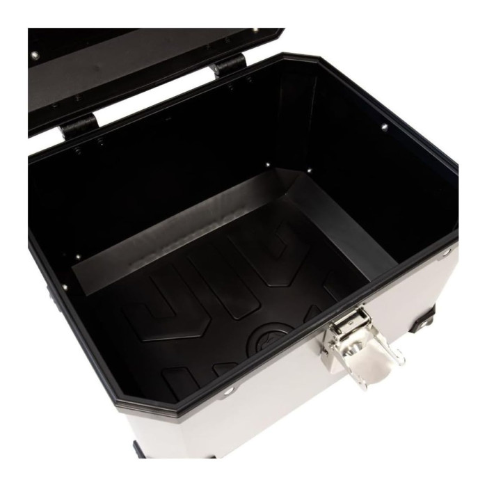 Top Case X-plor 30 Lt. Con Piastra Univ. Colore Alluminio