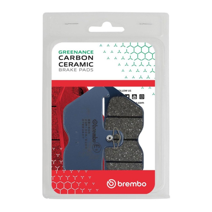 Juego de almohadillas Brembo 07bb2407 cerámica de carbono