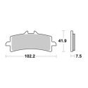 Set Pastiglie Brembo 07bb3093 Genuine Parts Sint.