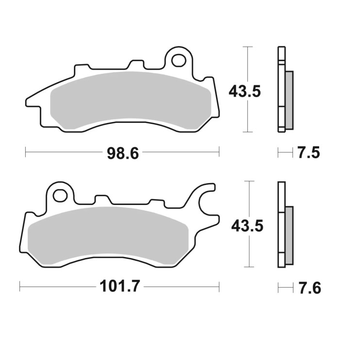 Set Pastiglie Brembo 07ho64cc Carbon Ceramic