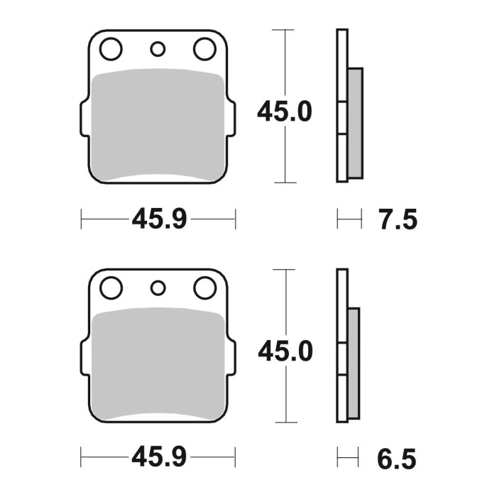 Set Pastiglie Brembo 07ho20sx Off Road Racing Sinter