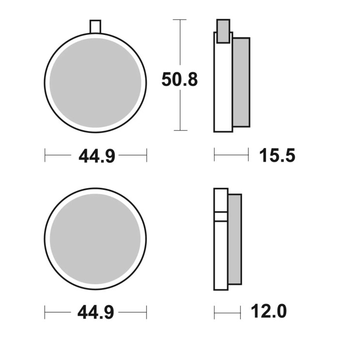 Set Pastiglie Brembo 07ya0113 Carbon Ceramic
