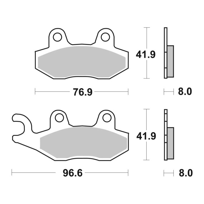 Set Pastiglie Brembo 07ya21la Sinter Anteriori La