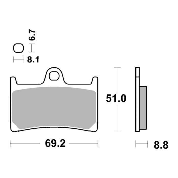 Pads Set Brembo 07ya23sr Sint. Rennen