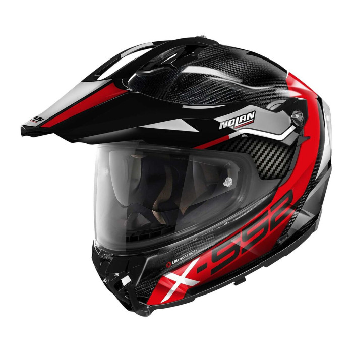 Casco Nolan X-552 Ultra Carbon Dinamo N-com Red