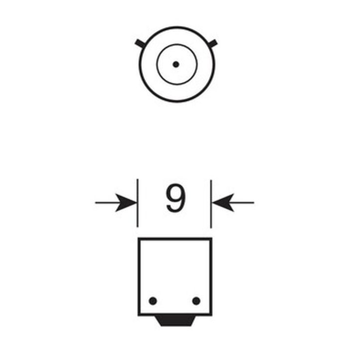12v Lampada Alogena Micro - H21w - 21w