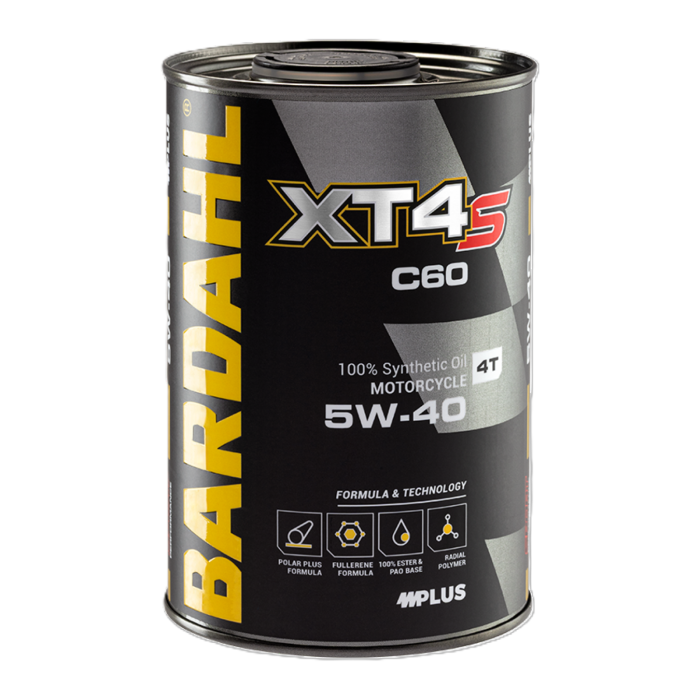 Olio Bardahl Xt4-s C60 5w40 Moto Conf. 1 Lt New