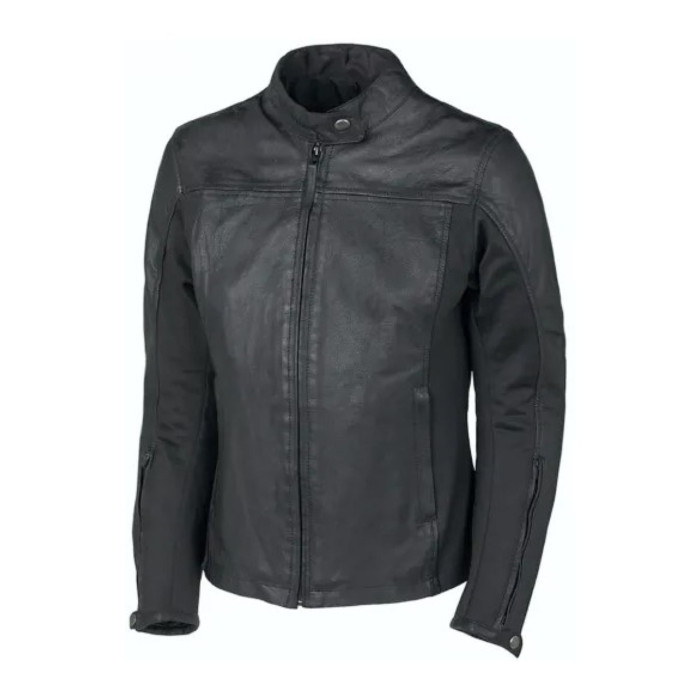 Giacca 4 Stagioni In Pelle Oj Beast Lady Nero