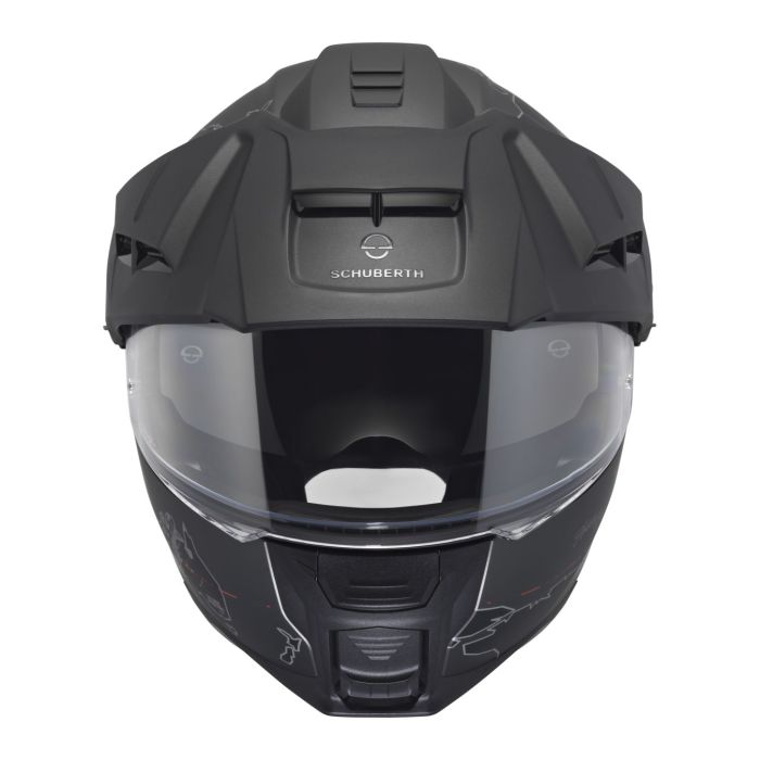 Casco Schuberth E2 Graphic Atlas Antracite