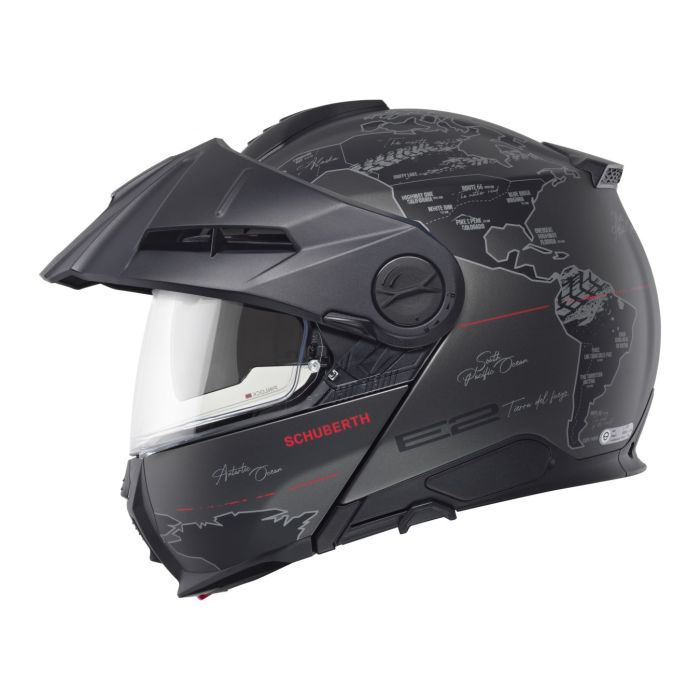 Casco Schuberth E2 Graphic Atlas Antracite