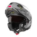 Casco Modulare Schuberth C5 Graphic Globe Grigio