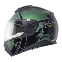 Casco Modulare Schuberth C5 Graphic Globe Verde