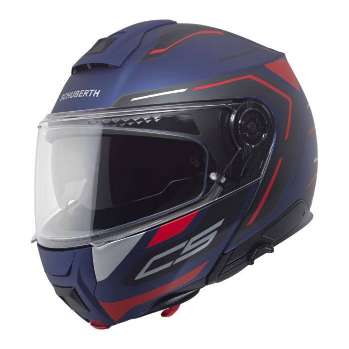Casco Modulare Schuberth C5 Graphic Omega Blu