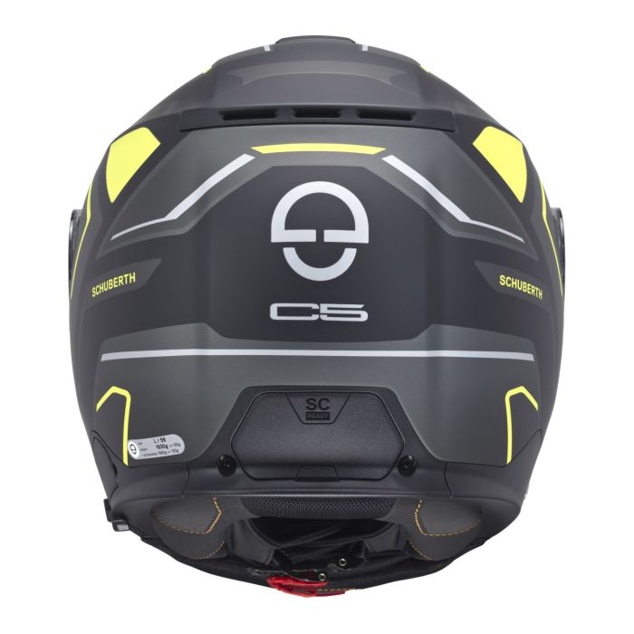 Casco Modulare Schuberth C5 Graphic Omega Giallo