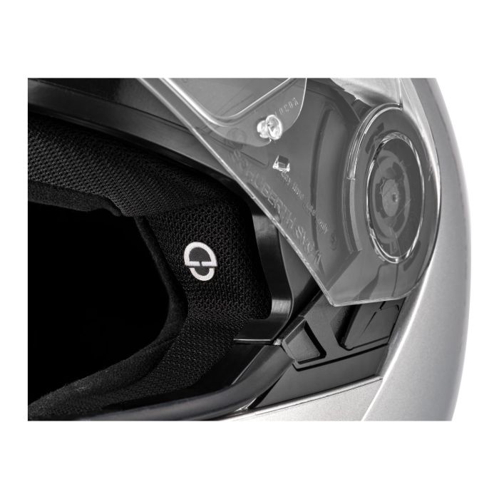 Casco Modulare Schuberth C5 Mono Argento Lucido