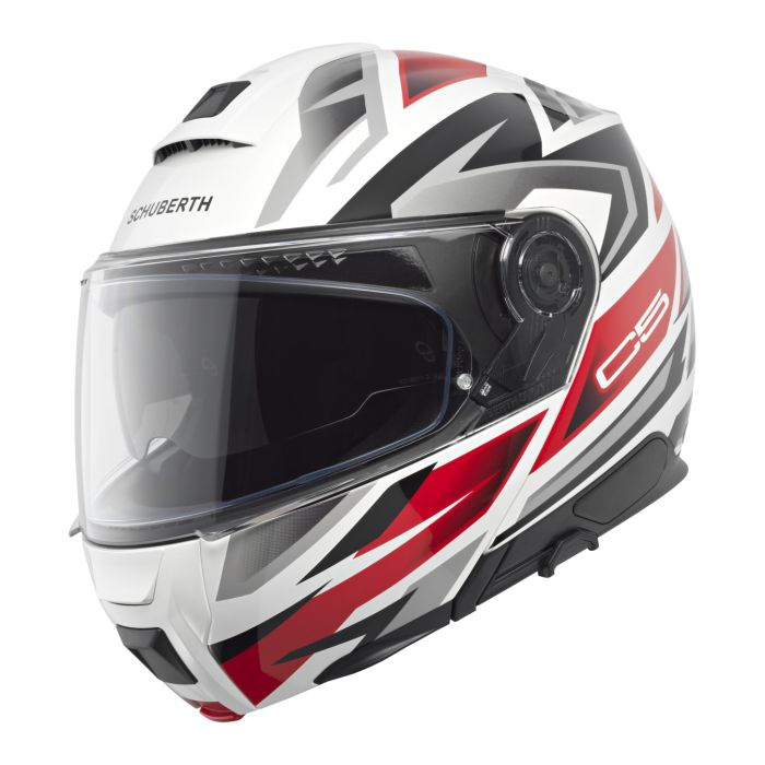 Casco Modulare Schuberth C5 Graphic 2026 Zenith Rosso