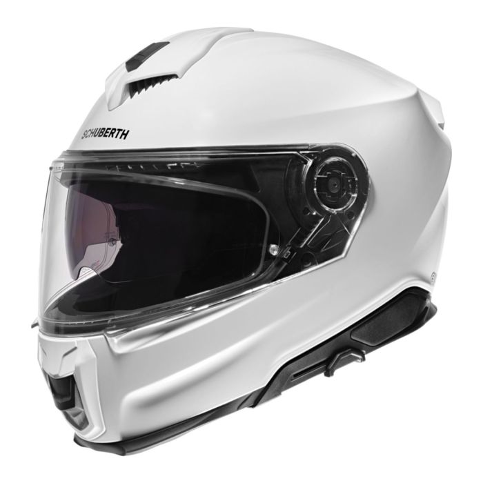 Casco Integrale Schuberth S3 Mono Bianco Lucido