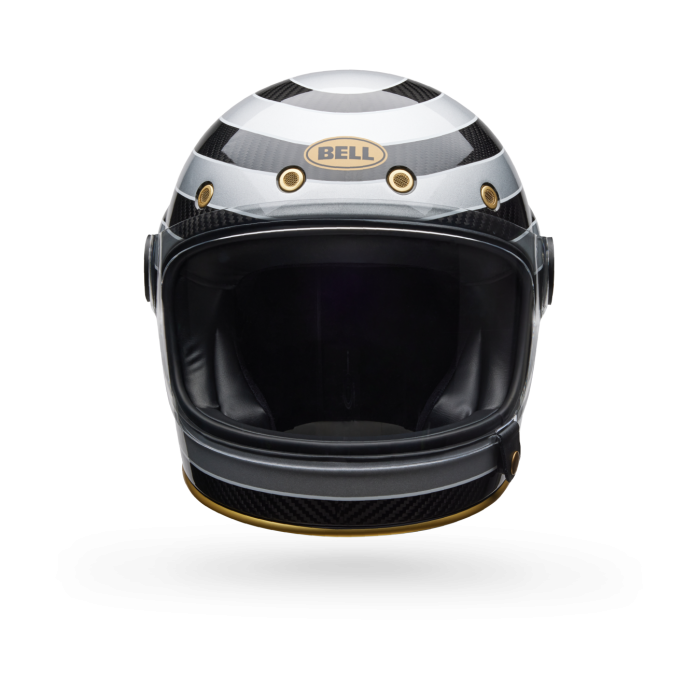 Casco Bell Bullitt Gt Carbon 2026 Roland Sands Temple Nero Argento