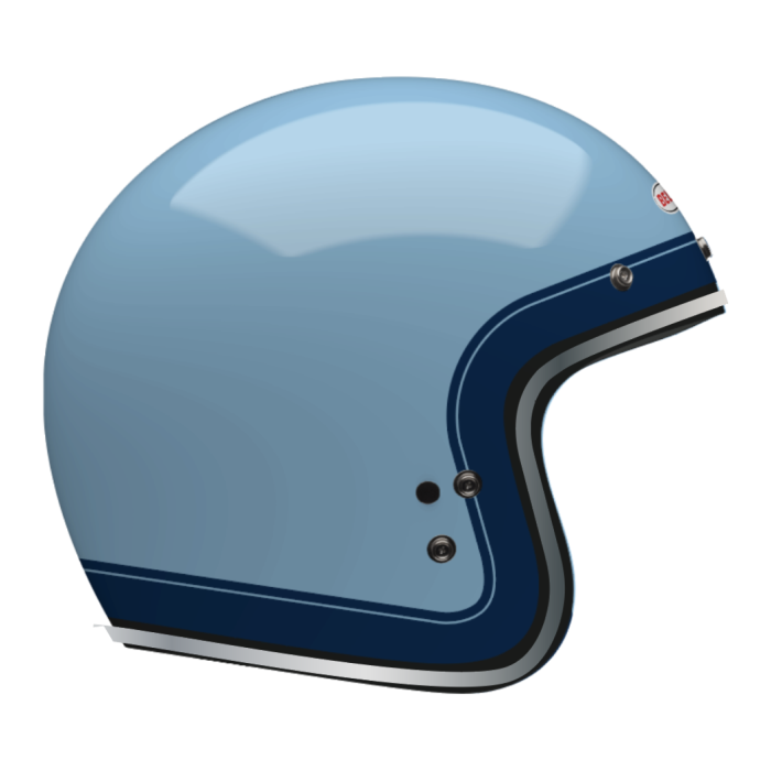 Casco Bell Custom 500 2026 Crate Ice Blu