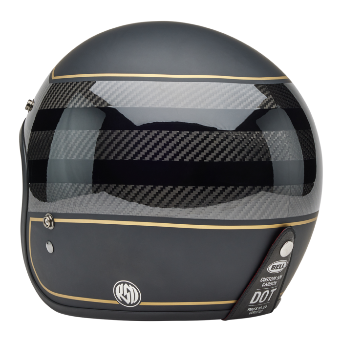 Casco Bell Custom 500 Carbon 2026 Roland Sands The Redondo Nero Opaco Lucido