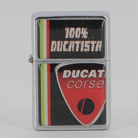 Accendino In Metallo Ducatista Nero