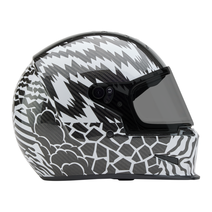 Casco Bell Eliminator Carbon 2026 Deathspray Nero Bianco