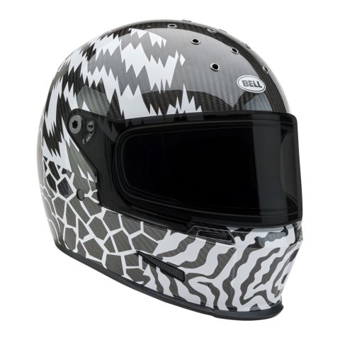 Casco Bell Eliminator Carbon 2026 Deathspray Nero Bianco
