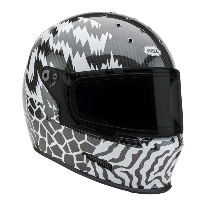 Casco Bell Eliminator Carbon 2026 Deathspray Nero Bianco