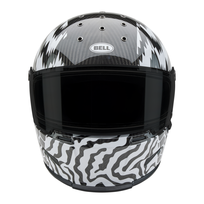 Casco Bell Eliminator Carbon 2026 Deathspray Nero Bianco