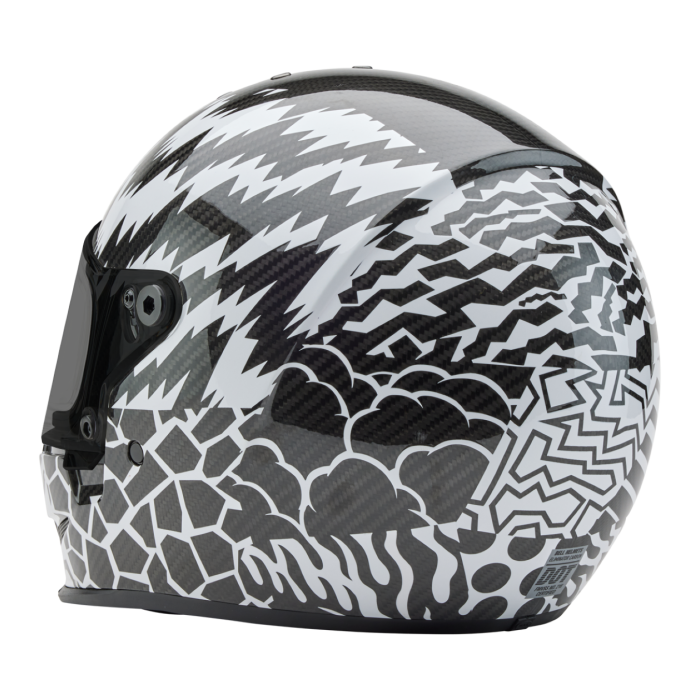 Casco Bell Eliminator Carbon 2026 Deathspray Nero Bianco