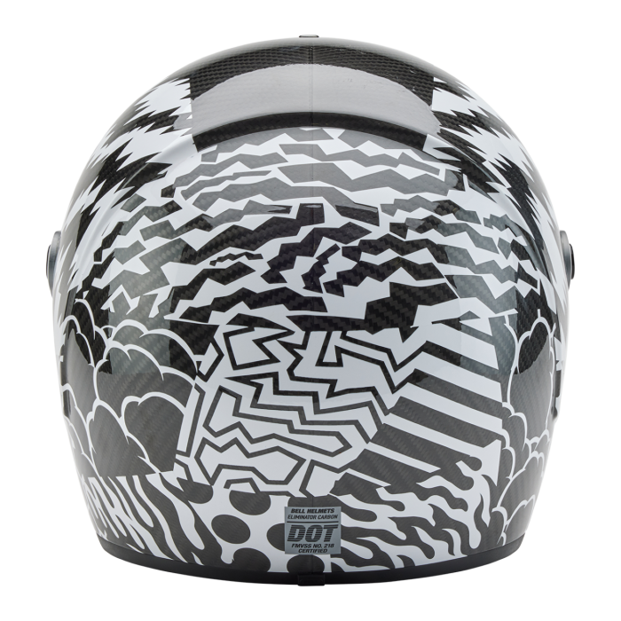 Casco Bell Eliminator Carbon 2026 Deathspray Nero Bianco