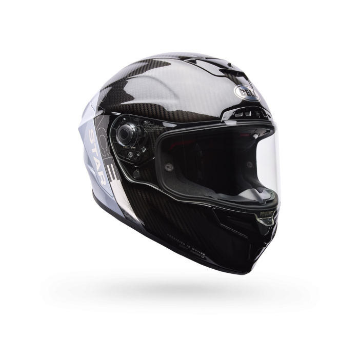 Casco Bell Race Star Dlx 2026 Flex Strike 2026 Argento Bianco